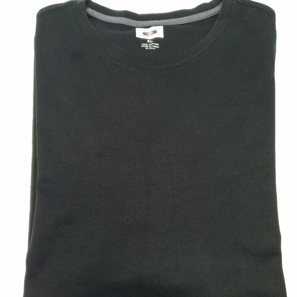 Joseph Abboud 100% Cotton Black Short Sleeve T-Shirt - Picture 2 of 6